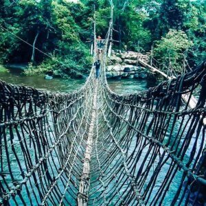 Excursion à Man en Côte d'Ivoire : nature, cascades et pont de lianes